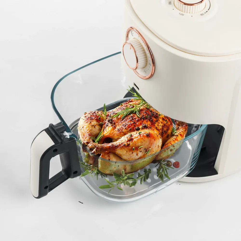 Air Fryer de Vidro 12L — Fritadeira Elétrica Sem Óleo